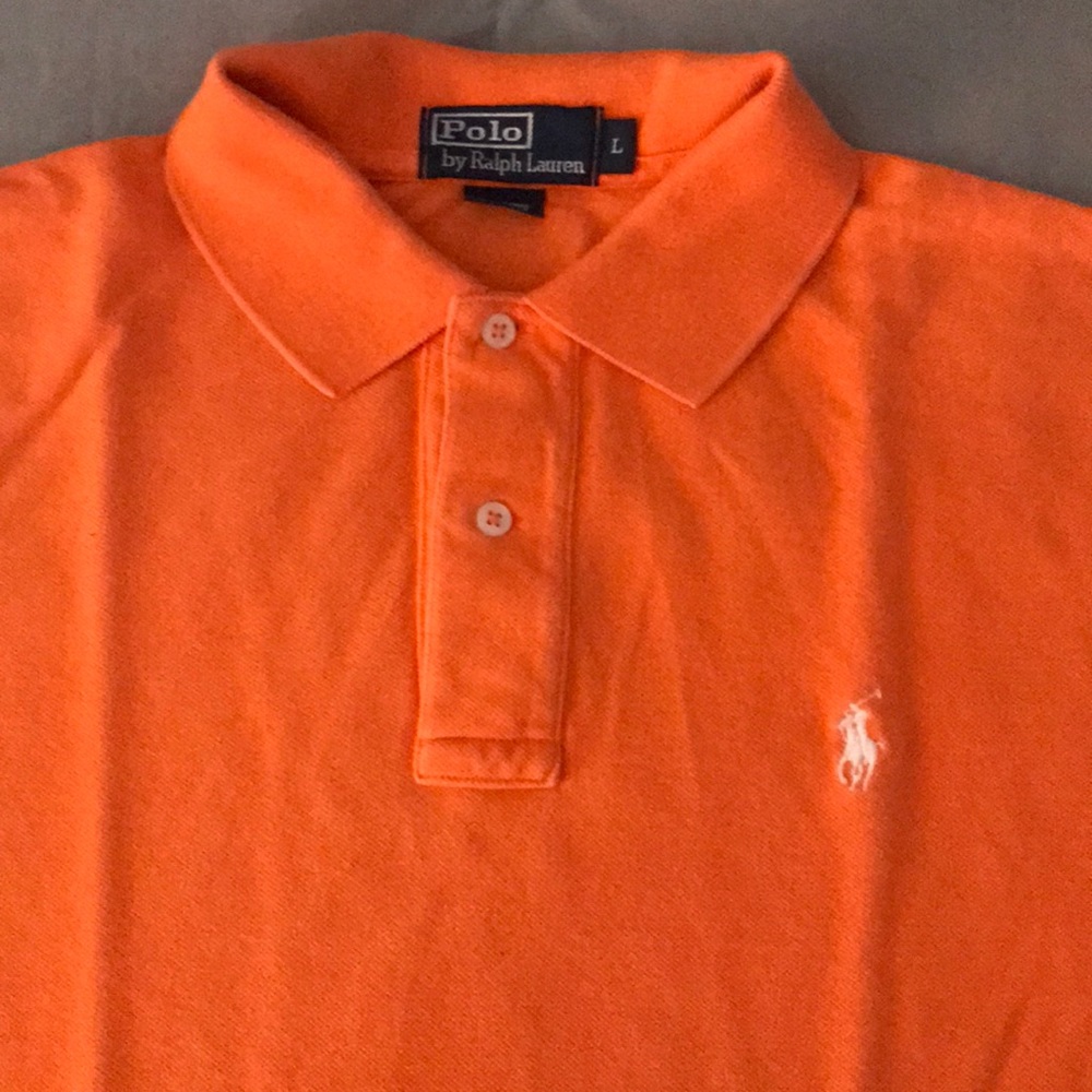 Classic Orange Polo Shirt by Polo Ralph Lauren